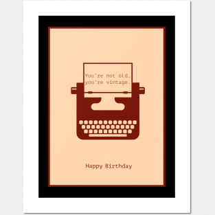 Typewriter Thanks Vintage Posters and Art